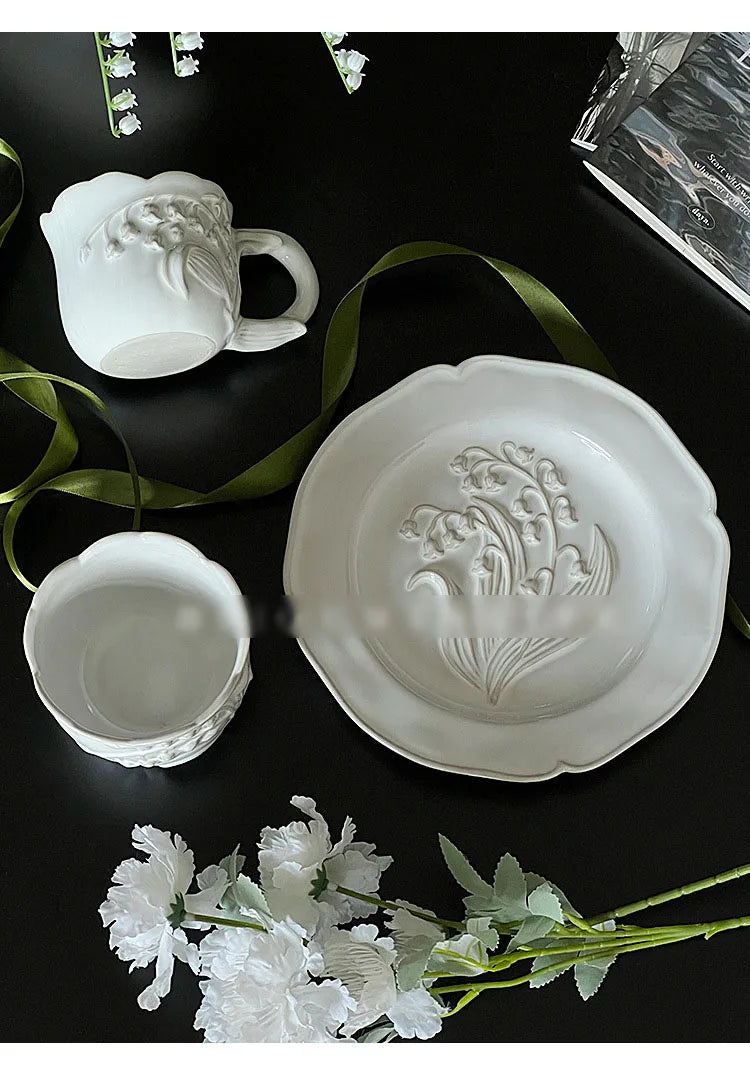 Keramik Geschirr Set – Europäisches Design – Teezeit-tauglich