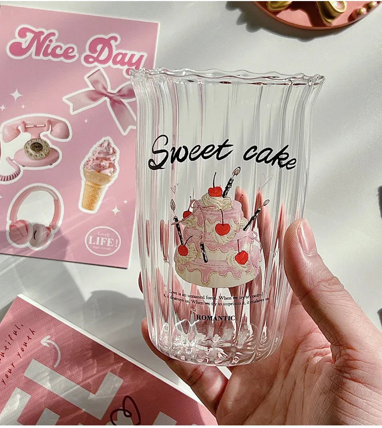 Herz Glas Cool Tasse – Keramikdesign – 500ml Füllmenge