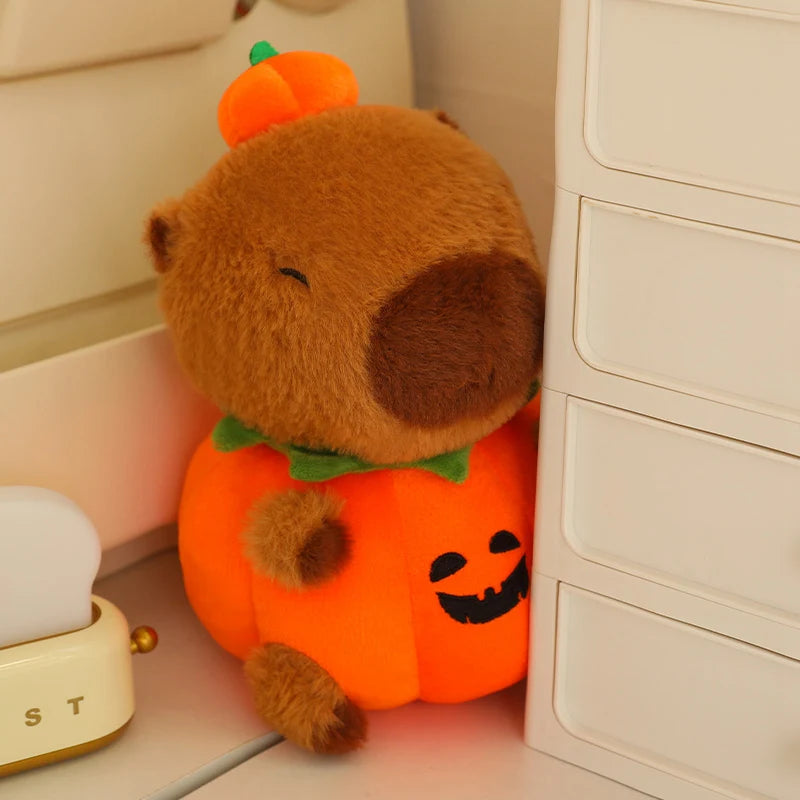 Capybara Plüschtier – Baumwoll Halloween Kissen – 25-60cm