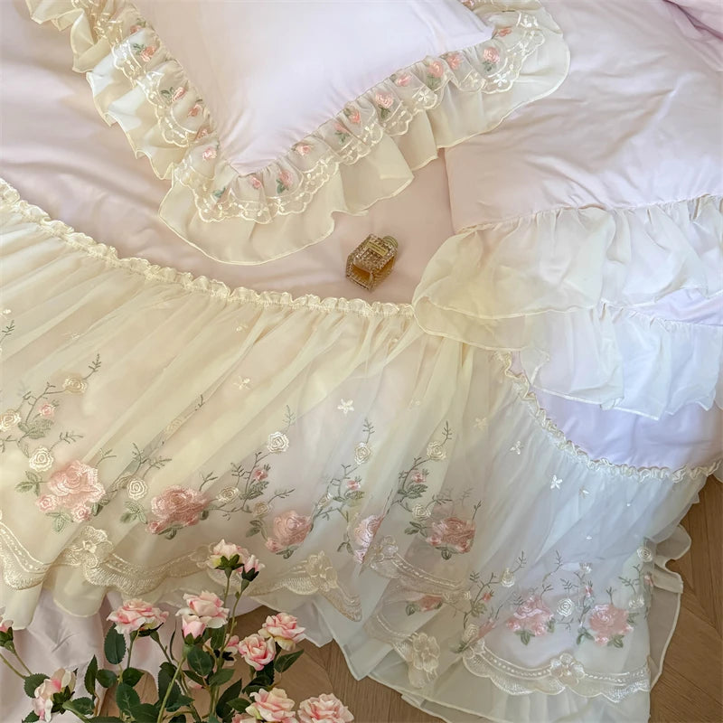 Bettwäsche-Set – Koreanischer Stil Polyester – Nordamerika