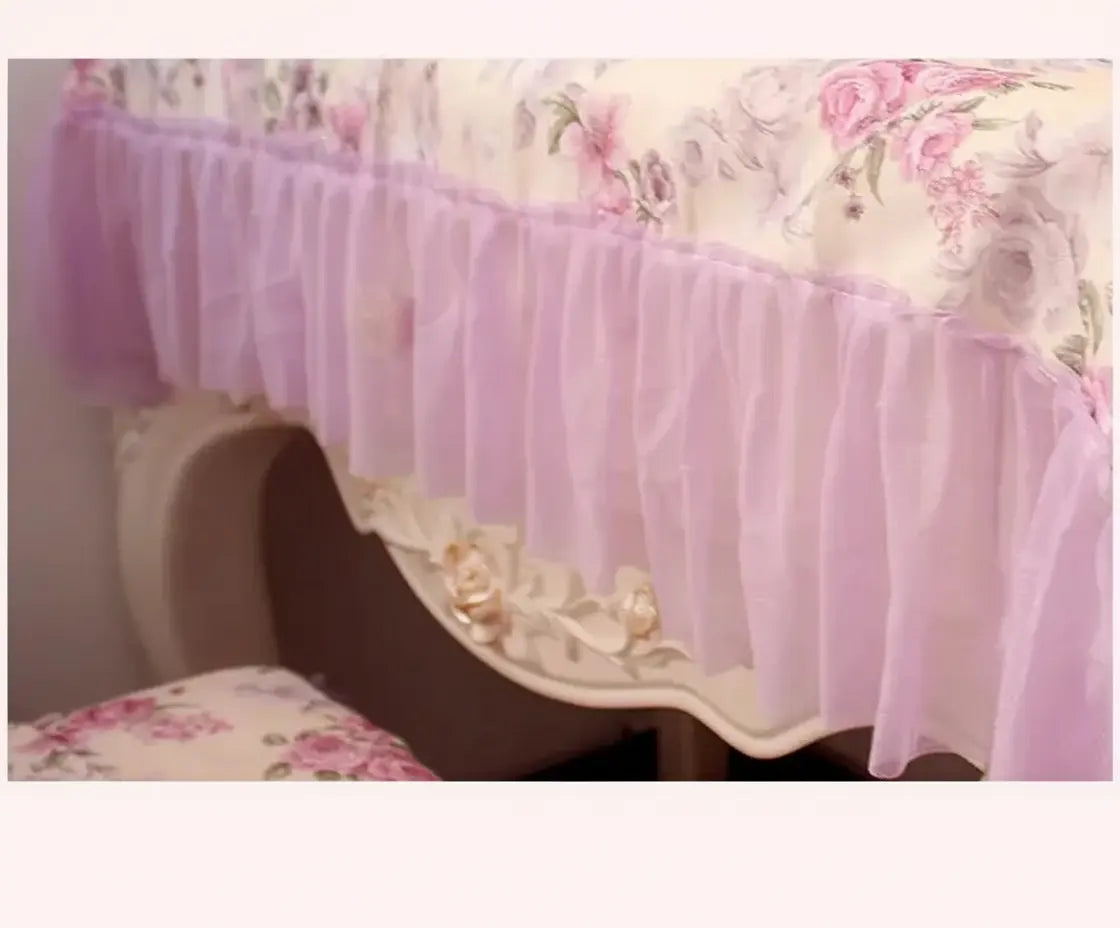 Jacquard Spitze Mesh Tischdecke – Romantik Prinzessin 50X95CM