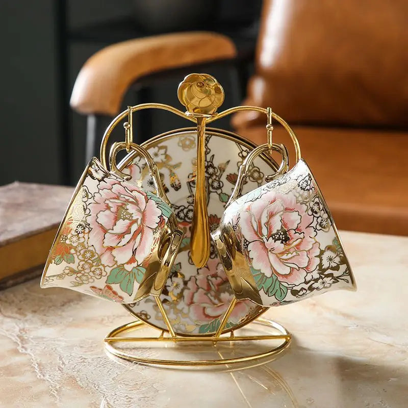 Luxuriöse Teekanne - Elegantes Keramikdesign - 900ml Kapazität