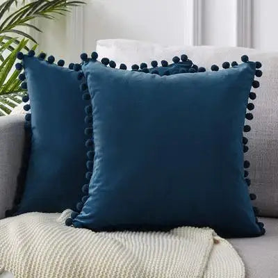 Samt-Kissenbezug – Nordic Design, 45×45 cm