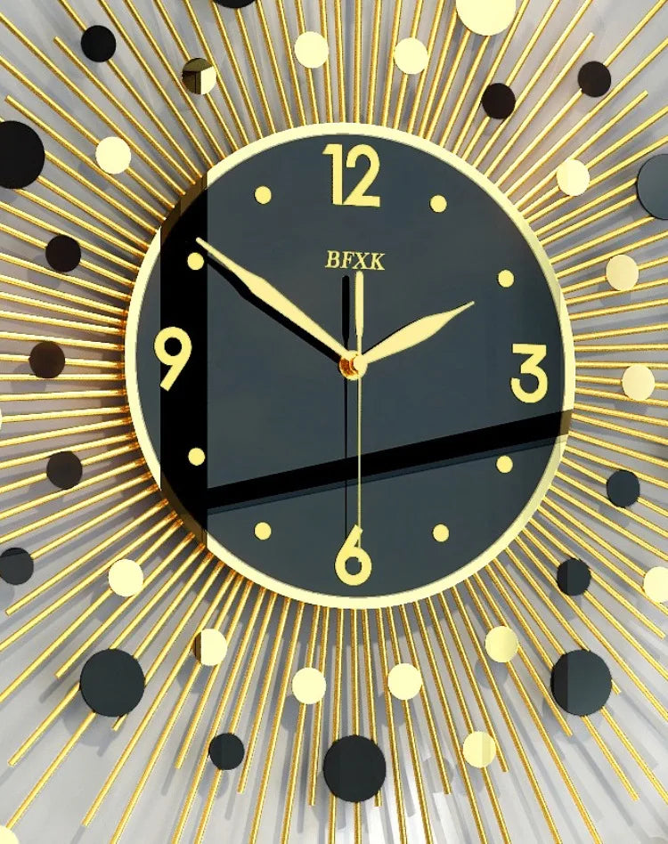 Luxus Wanduhren – Abstraktes Nordic Design – 80 cm