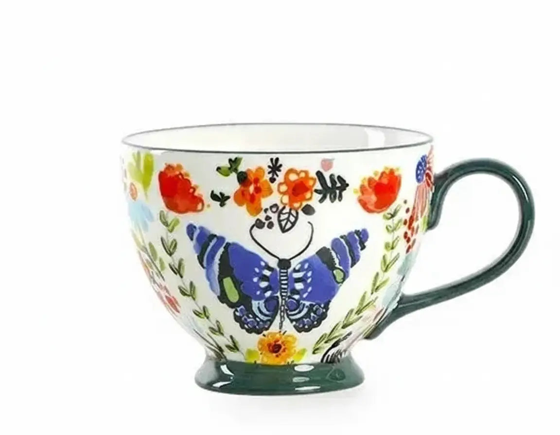 Teetasse – Porzellan – 450ml Handbemalt