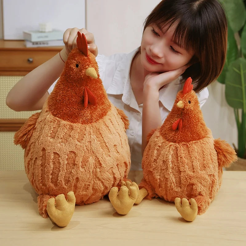 Kuschelhuhn Plüsch – Weiche Baumwolle 23/35cm