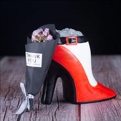 Porzellan High-Heeled Tasse – Südostasien Stil – 490ml