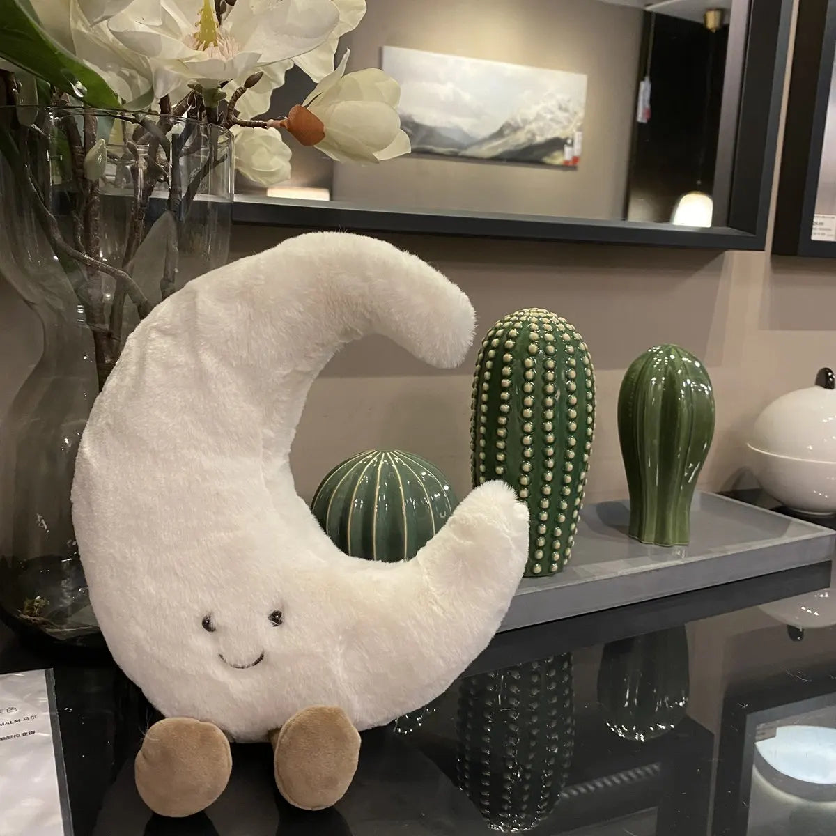 Kawaii Hirsch Kissen – Plüsch Baumwolle Design – Schlafzimmer Deko