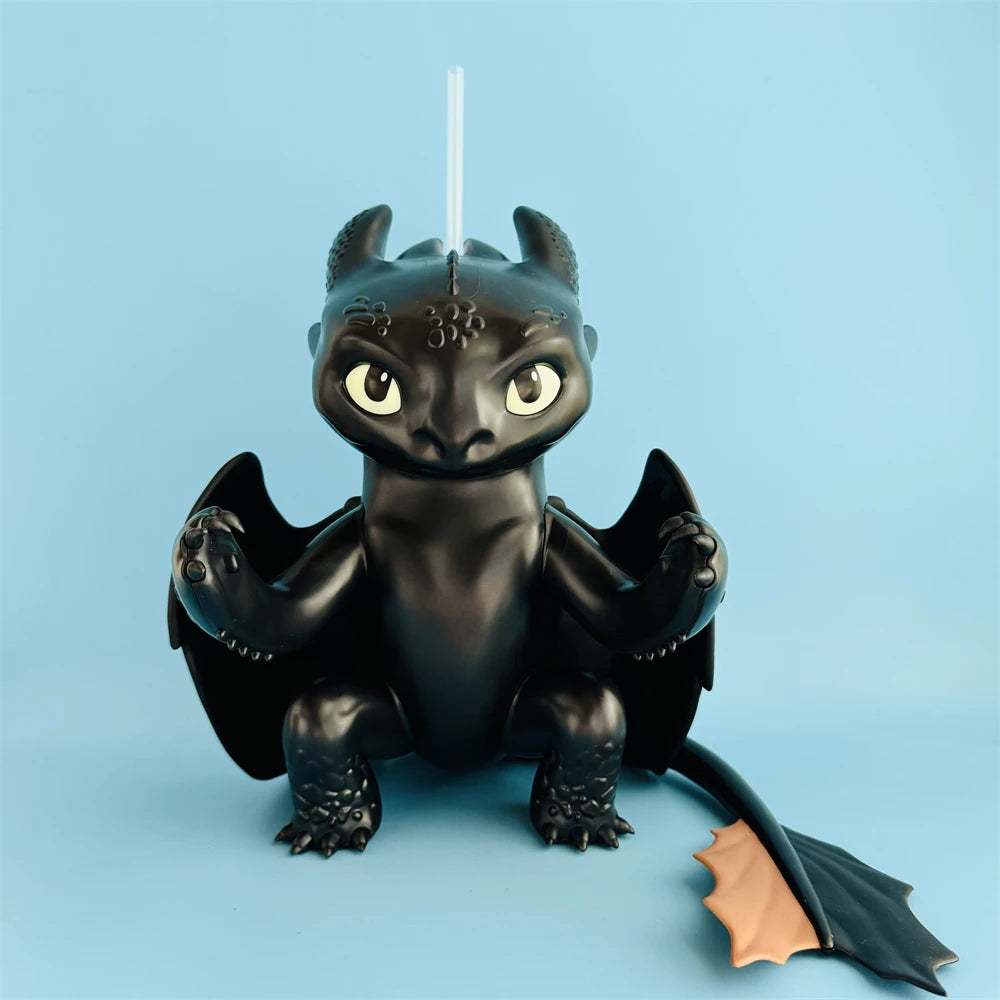 Toothless Dekorationsbecher – Stilisiertes Anime-Design 50°C Limit