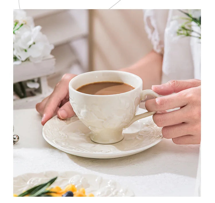 Keramik-Teeset – Porzellan Schwarz Tee – Retro Stil