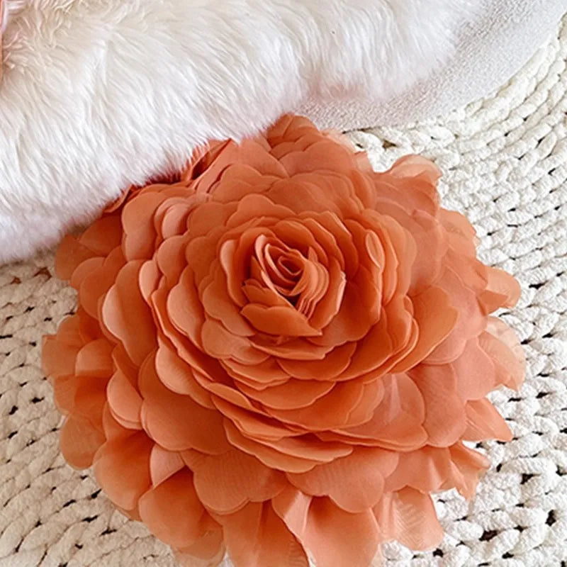 Pastorale Blumen Kissenhülle – Klassisches Baumwolle 45x45cm