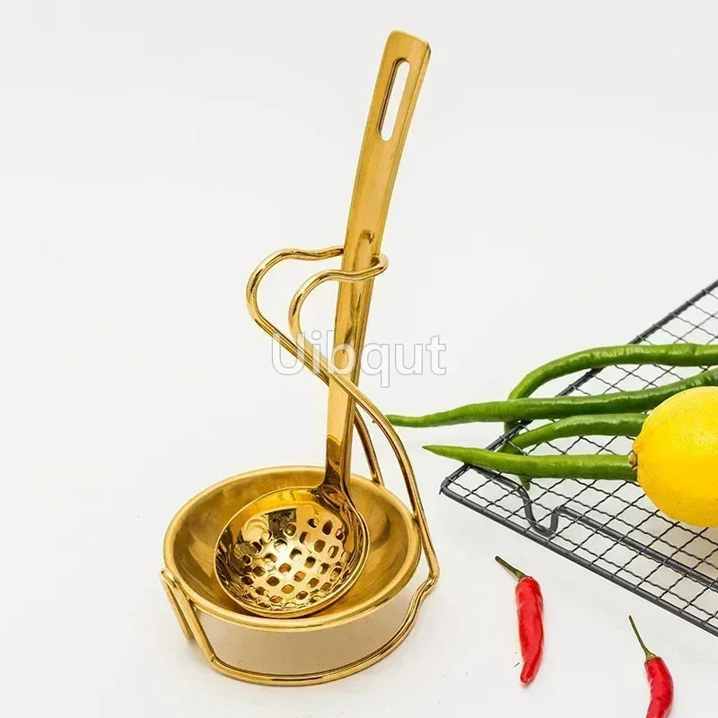 Goldener Besteckhalter – Edelstahl – Küchenerlebnis