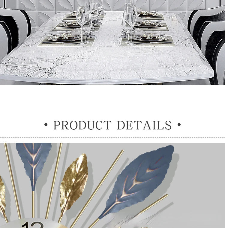 Wanduhr Kunst – Nordisch Stil für Wohnzimmer