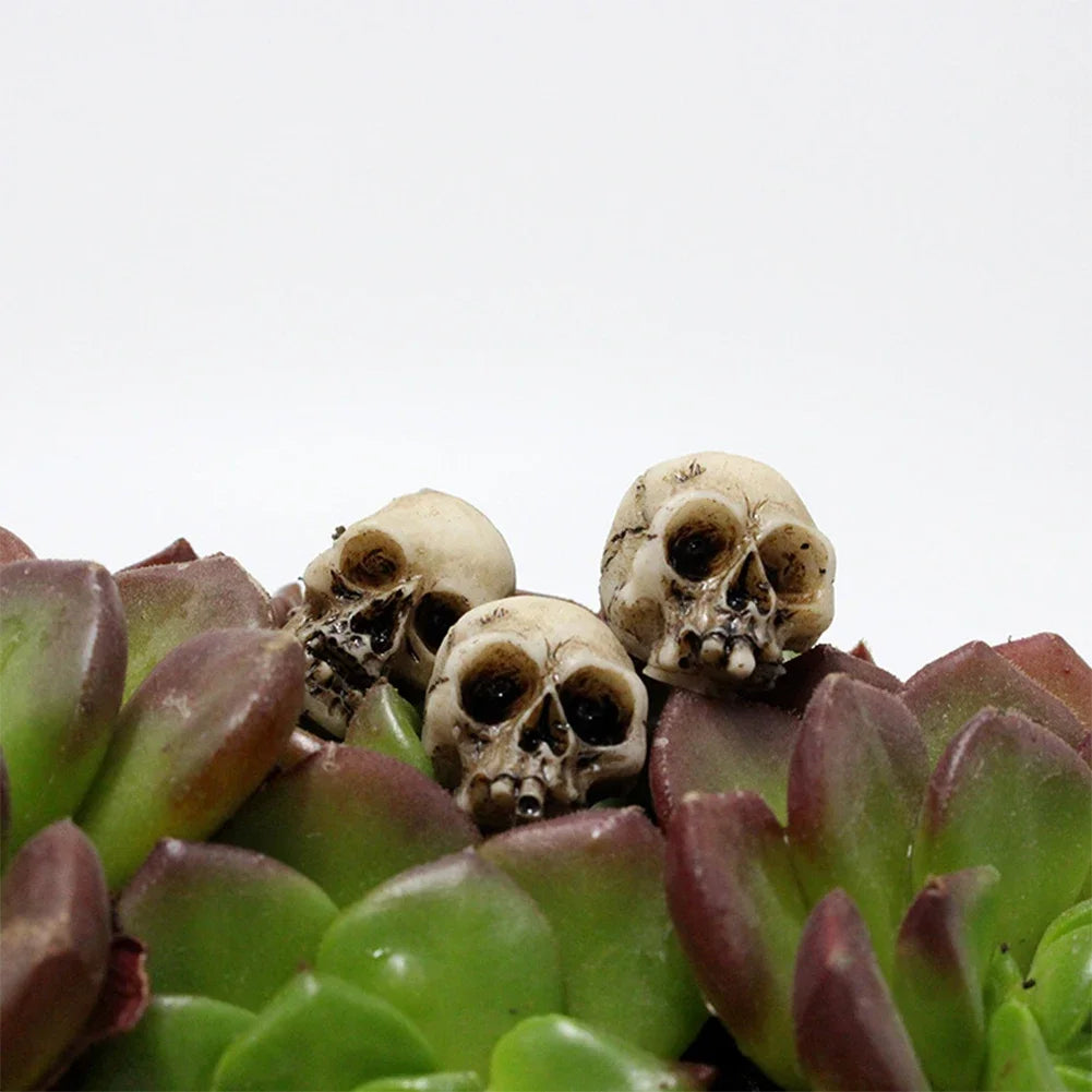 Halloween-Deko – Gothic-Schädel-Set – Vielseitige Ornamente