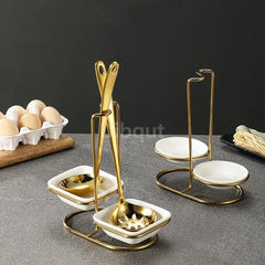 Goldener Besteckhalter – Edelstahl – Küchenerlebnis