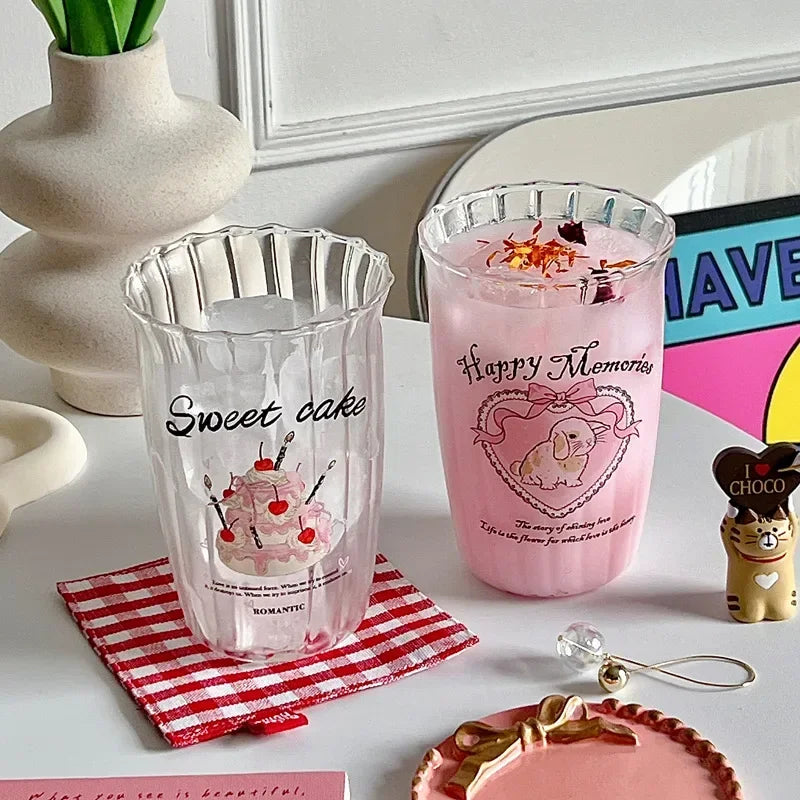 Herz Glas Cool Tasse – Keramikdesign – 500ml Füllmenge