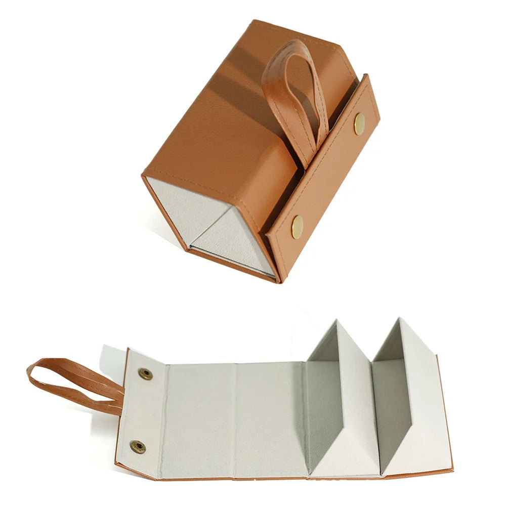 Sonnenbrillen Aufbewahrung – PU Leder Multi-Steckplatz Organizer
