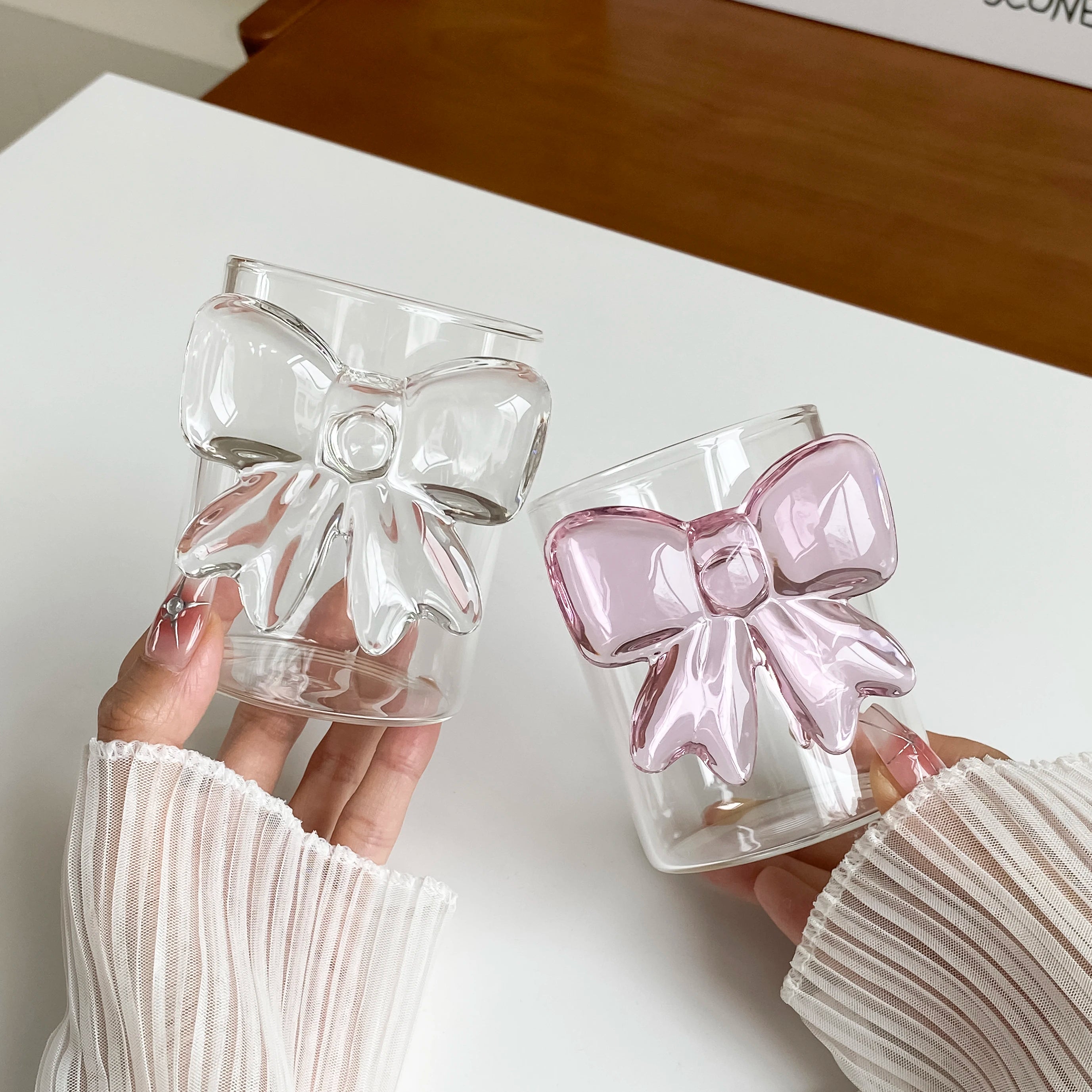 Glas Bow Tie Becher – Handgemacht & Einfach – 301-400ml