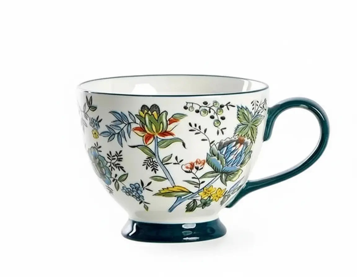 Teetasse – Porzellan – 450ml Handbemalt