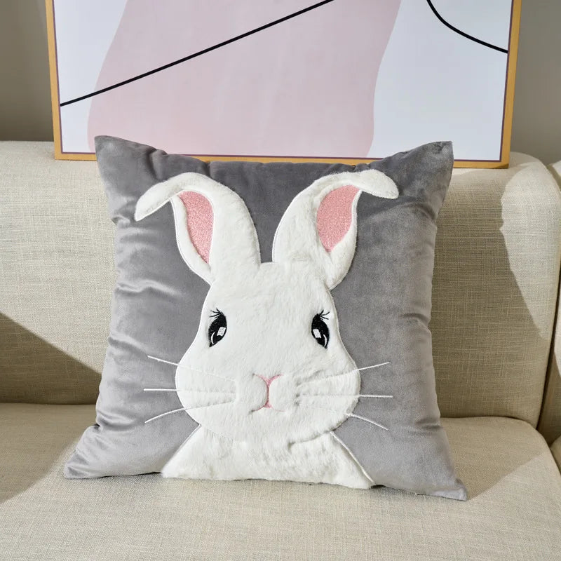 Hasenkissen – Samt Plüsch – 45x45CM