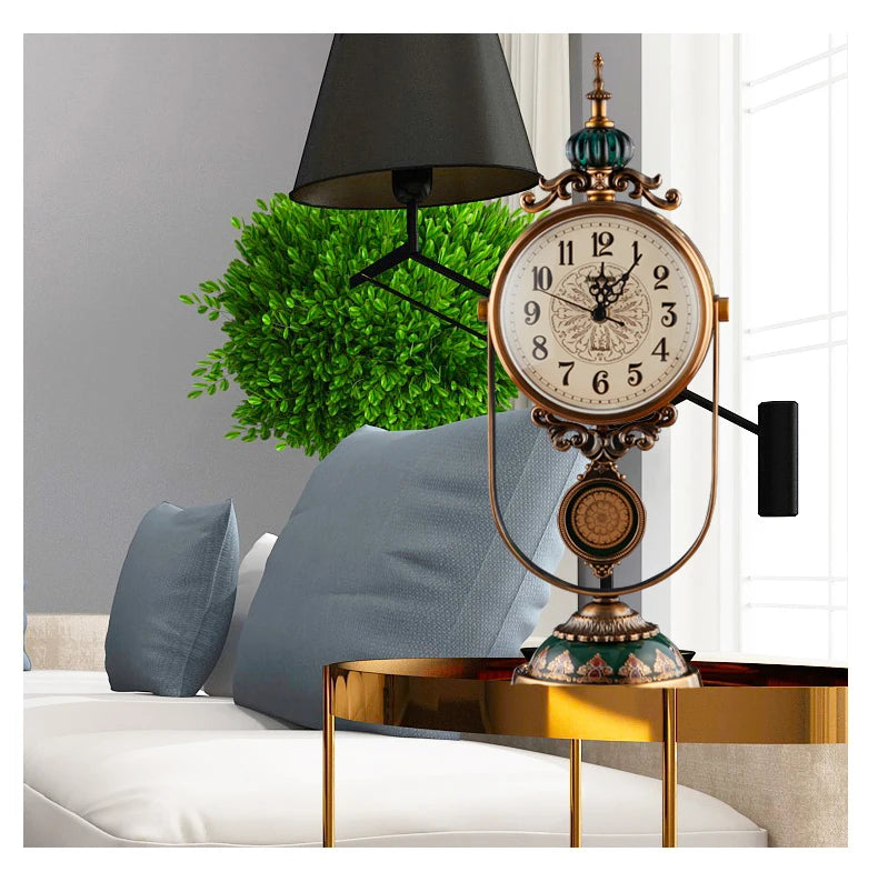 Europäische Uhr – Metall-Design – Ideal für Wohnräume