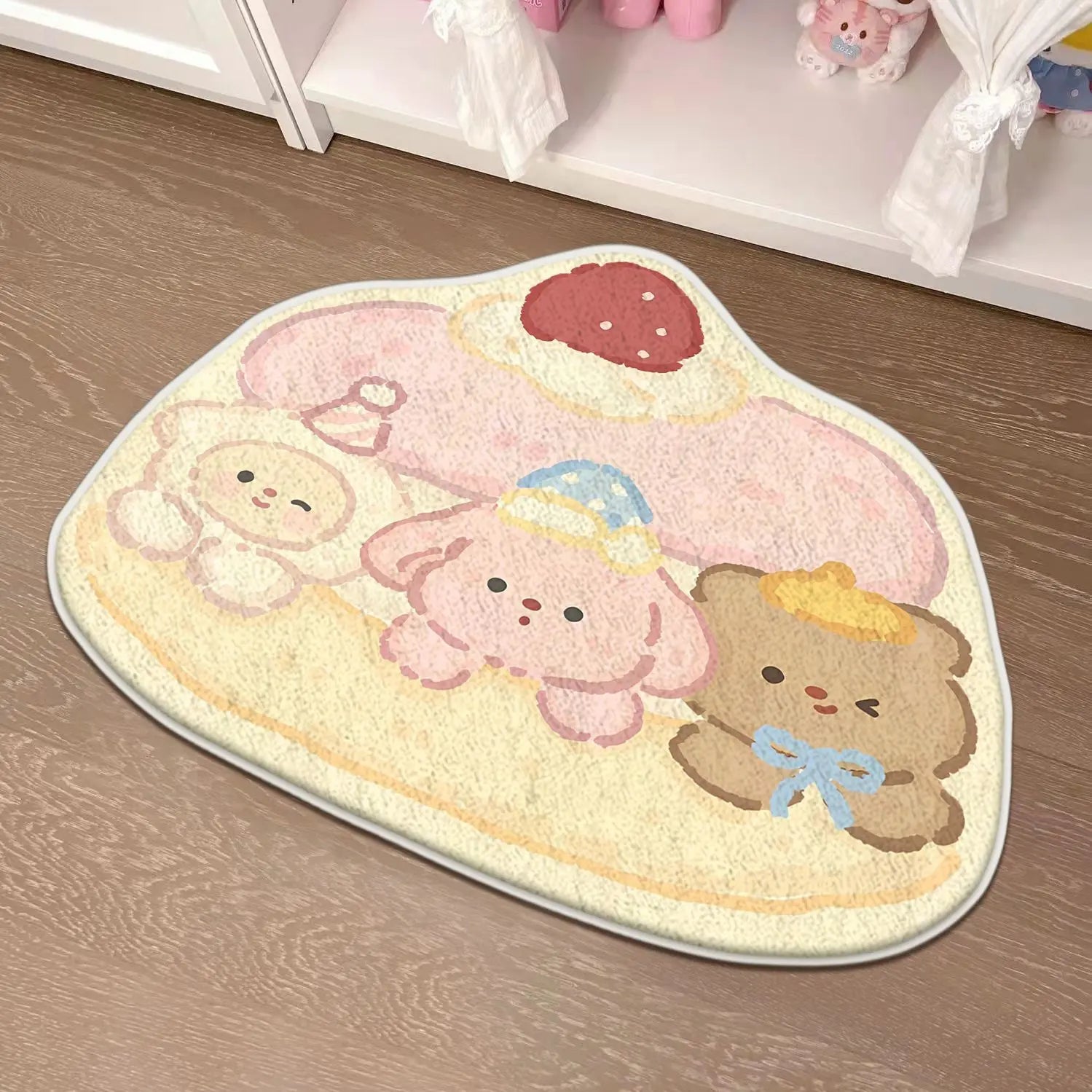 Cartoon-Teppiche – Weiches Acryl – Anti-Rutsch Bodencharme