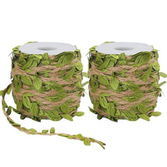 Jutegarn Sackleinen Laub – Polyester – 5m/10m Indoor