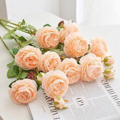 Künstliche Rose – Seidendesign – 60 cm Innenbereich