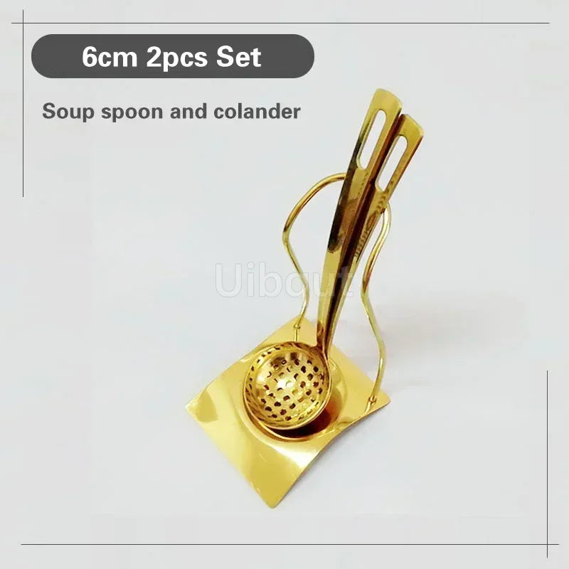 Goldener Besteckhalter – Edelstahl – Küchenerlebnis