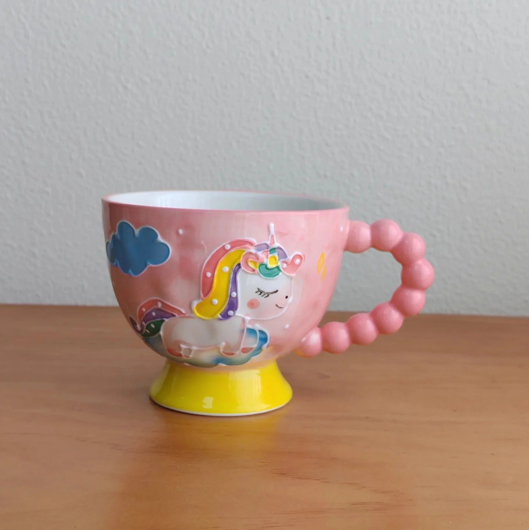 Handbemalte Keramiktassen – 430ml – Frühstücksgenuss