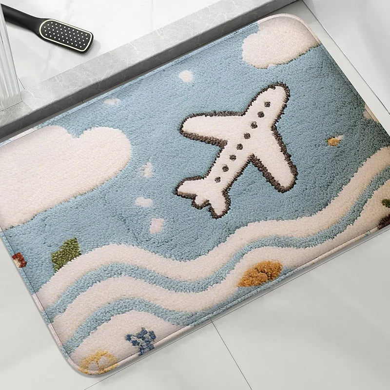 Anti-Rutsch Delfin Badematte – Modernes Gummidesign 40x60cm