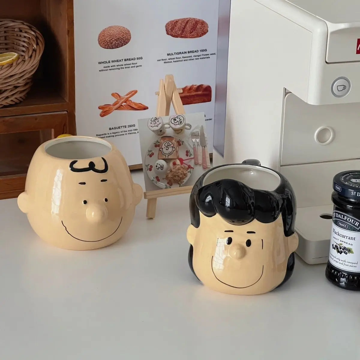 Keramik Snoopy Tasse – Kawaii Cartoon Design 400-500ml