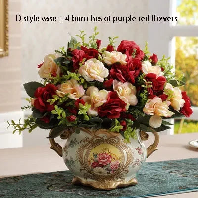 Luxuriöse Keramikvase – Europäischer Stil – Tischvase