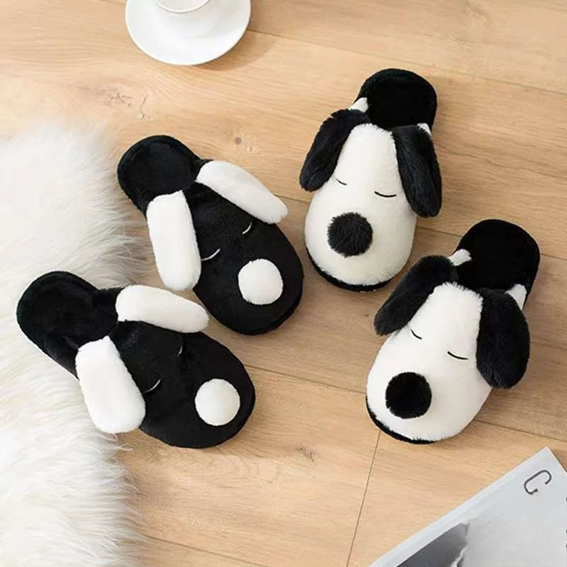 Winter Cartoon Hausschuhe – Kuschelig & Rutschfest