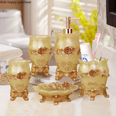 Resin Bad Set – Modernes Design – 5/6 Teile