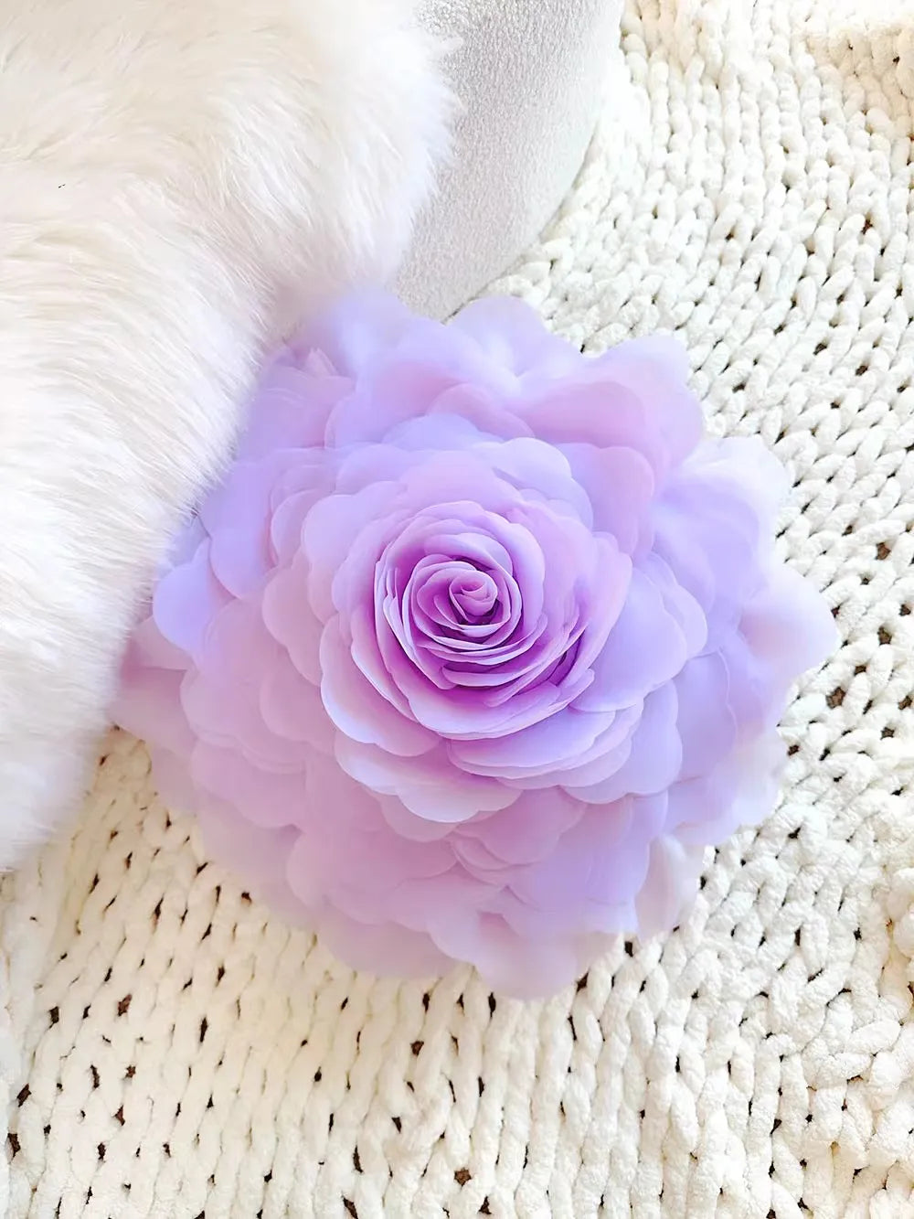 Pastorale Blumen Kissenhülle – Klassisches Baumwolle 45x45cm