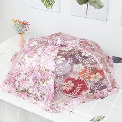 Schirmförmige Speiseabdeckung – Spitze Jacquard – 80 cm Durchmesser