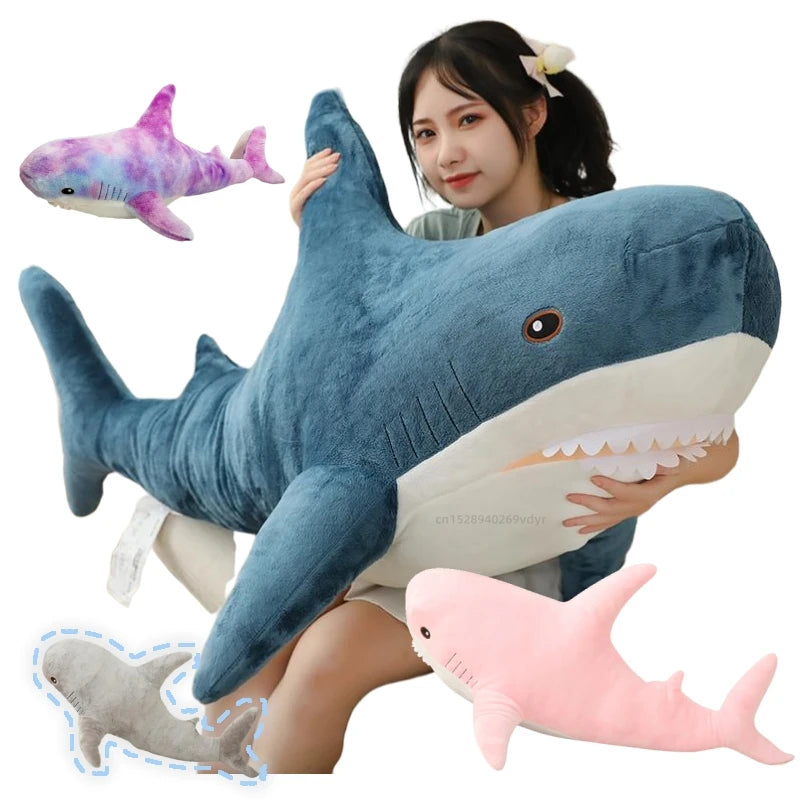 Simulierter Haifisch Plüsch – Superweiche Baumwolle – 15-140cm