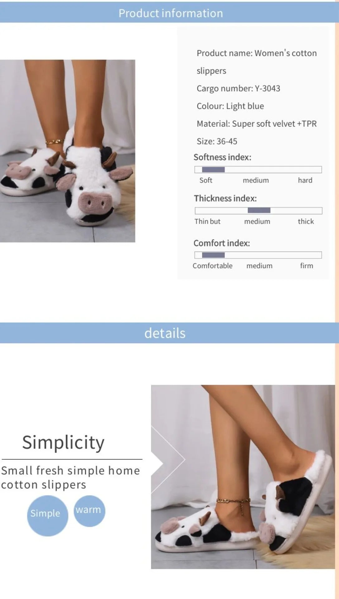 Flauschige Hausschuhe – Cartoon-Fell Winter – Gemütlich