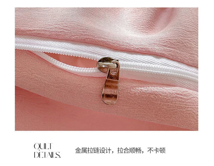 Frühlingsgrünes Bettwäsche-Set – Gebürstet – 5pcs