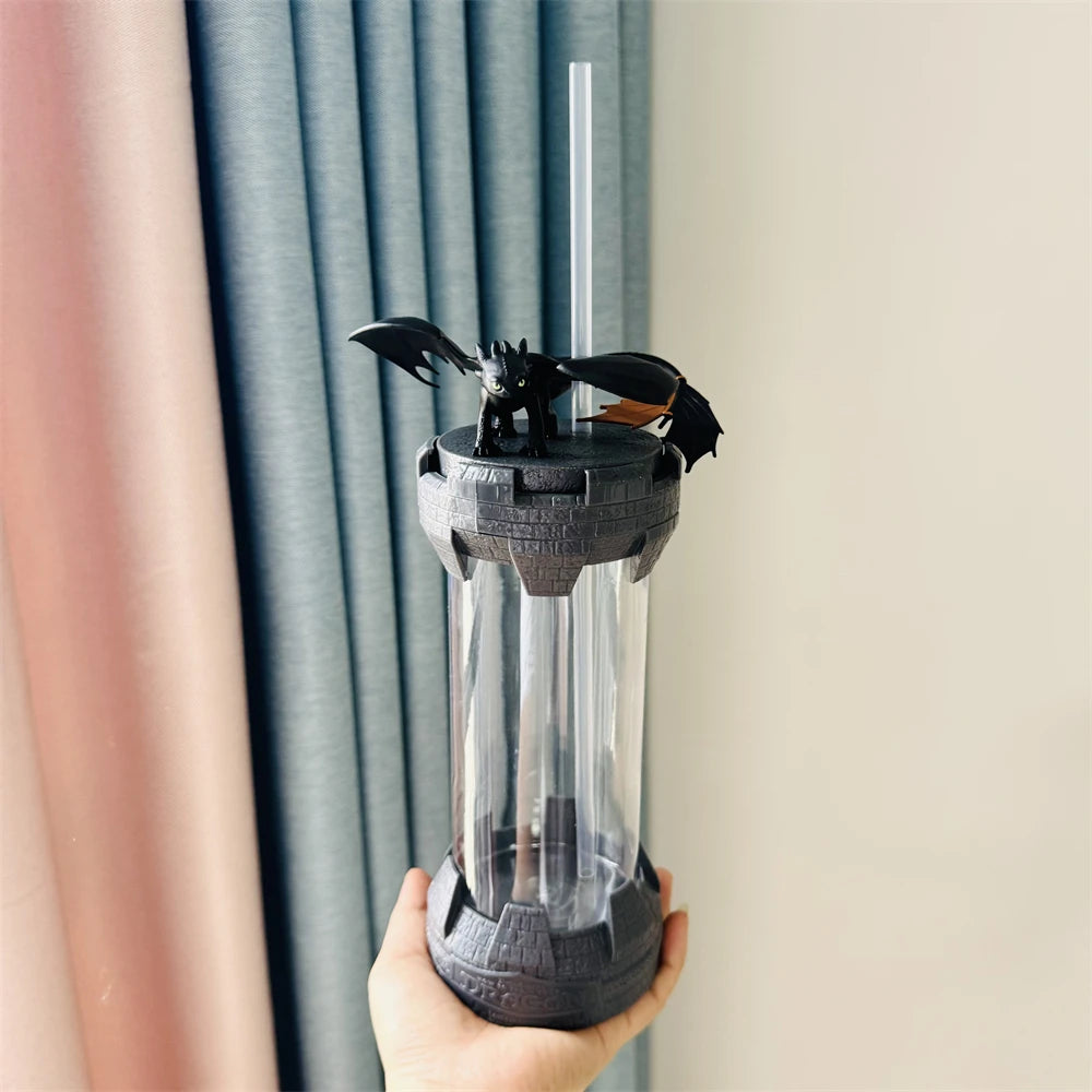 Toothless Dekorationsbecher – Stilisiertes Anime-Design 50°C Limit