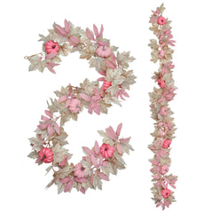Ahornblatt Girlande – Elegante Herbstdeko – 1.8–7.3 m