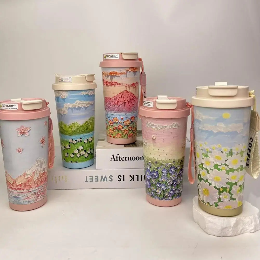 Wildblumenbecher – Edelstahl Design – 500ml Besonderheit