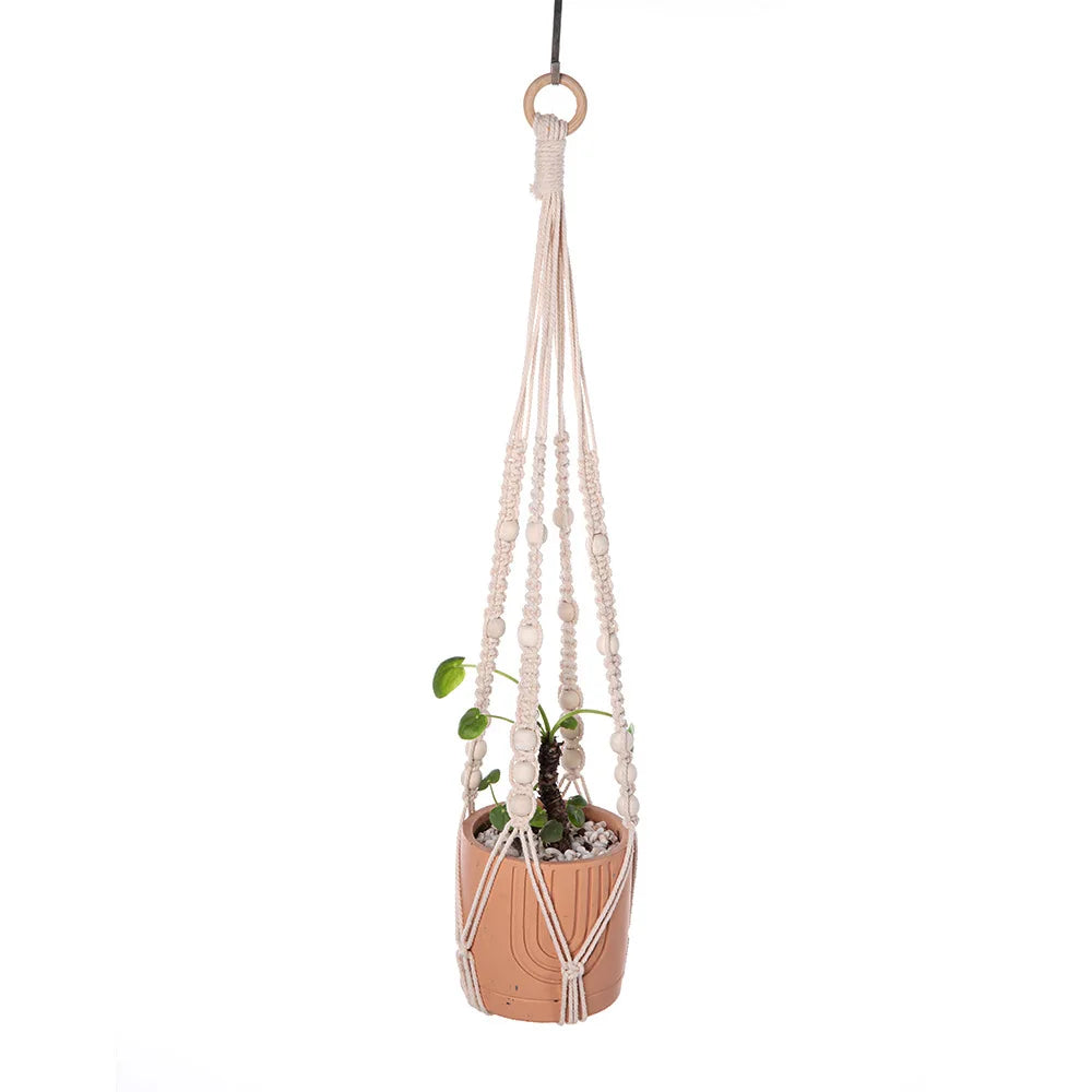 Handgemachter Pflanzenhänger – Boho Makramee Design – Innenbereich