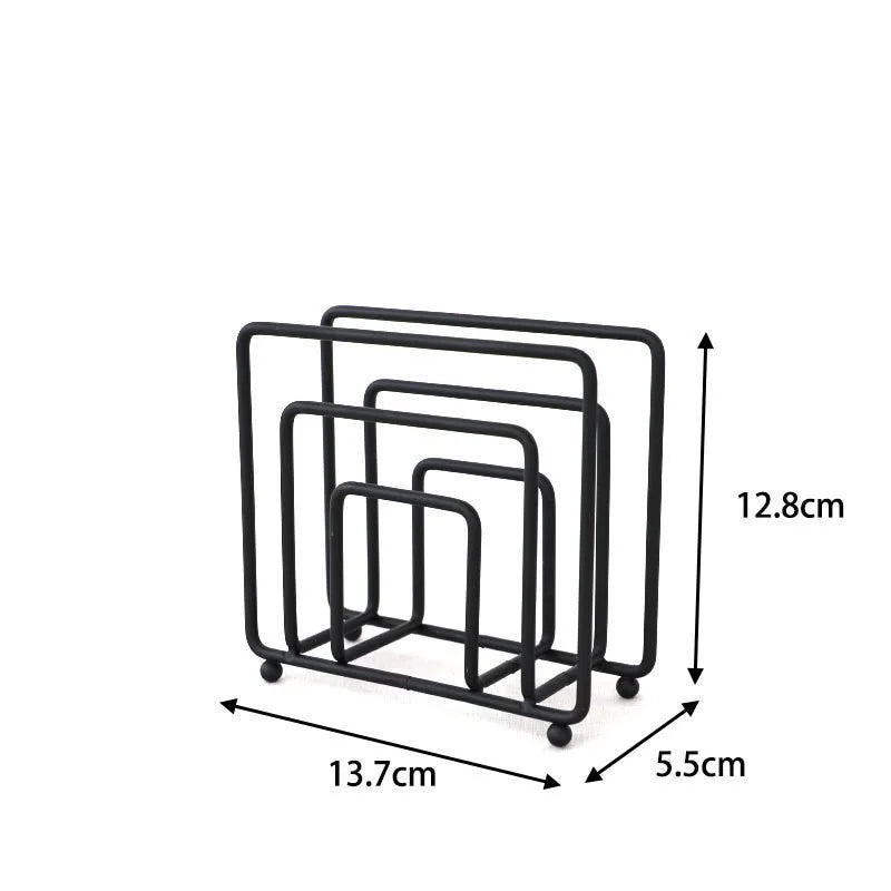 Serviettenhalter – Moderne Metalloptik – Essentiell für Arbeitstische
