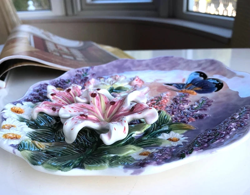 Keramik-Teeservice – 3D-Dekor-Design – Perfekt als Geschenk