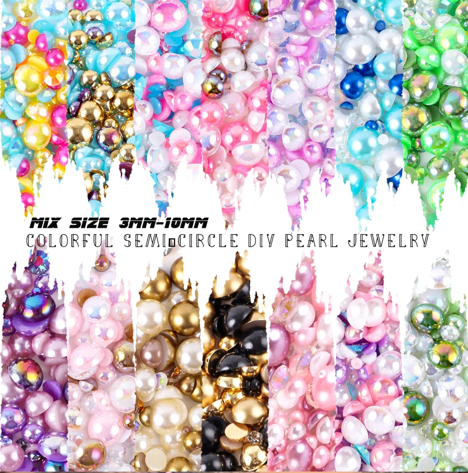Bunte Harzperlen – Süsser Stil DIY Accessoires
