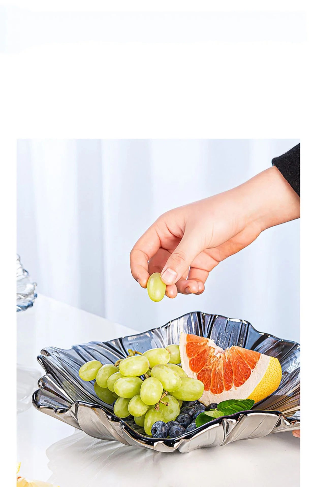 Obstteller – Nordisches Glas – 10 Zoll