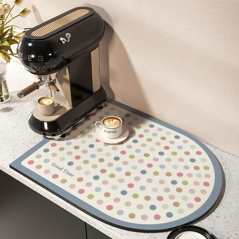 Kaffeematte – Diatom Mud Design – 30x40cm bis 50x80cm