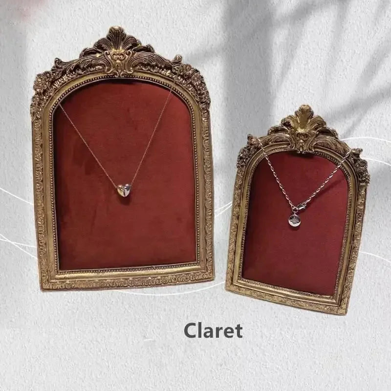 Schmuckständer – Retro-Samt-Design – Verschiedene Farben